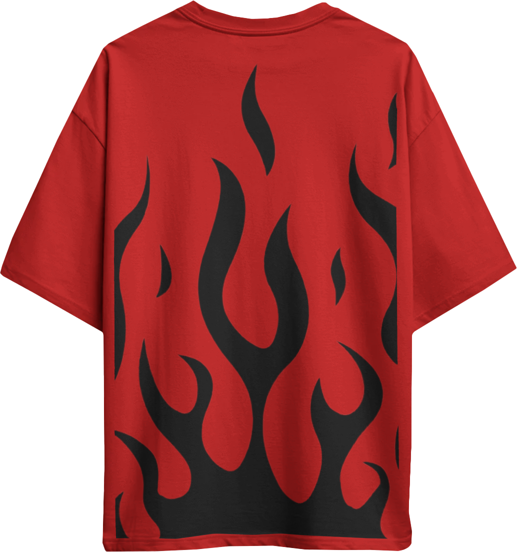 back fire oversized tees
