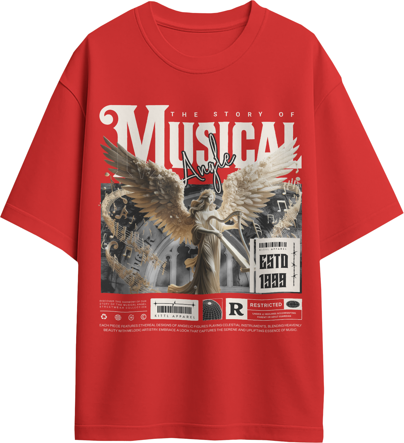 musical Oversized Tees