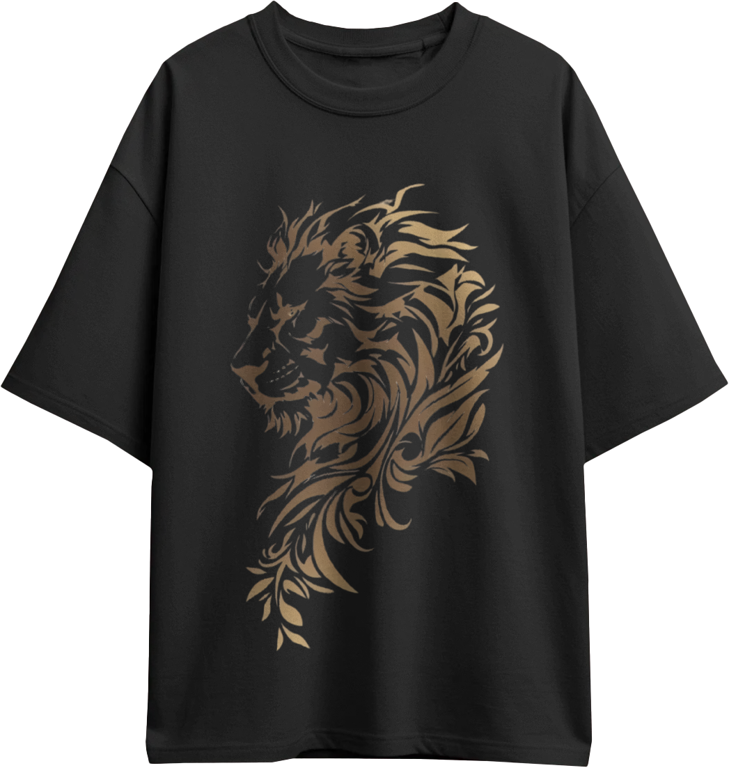 golden lion oversized tees