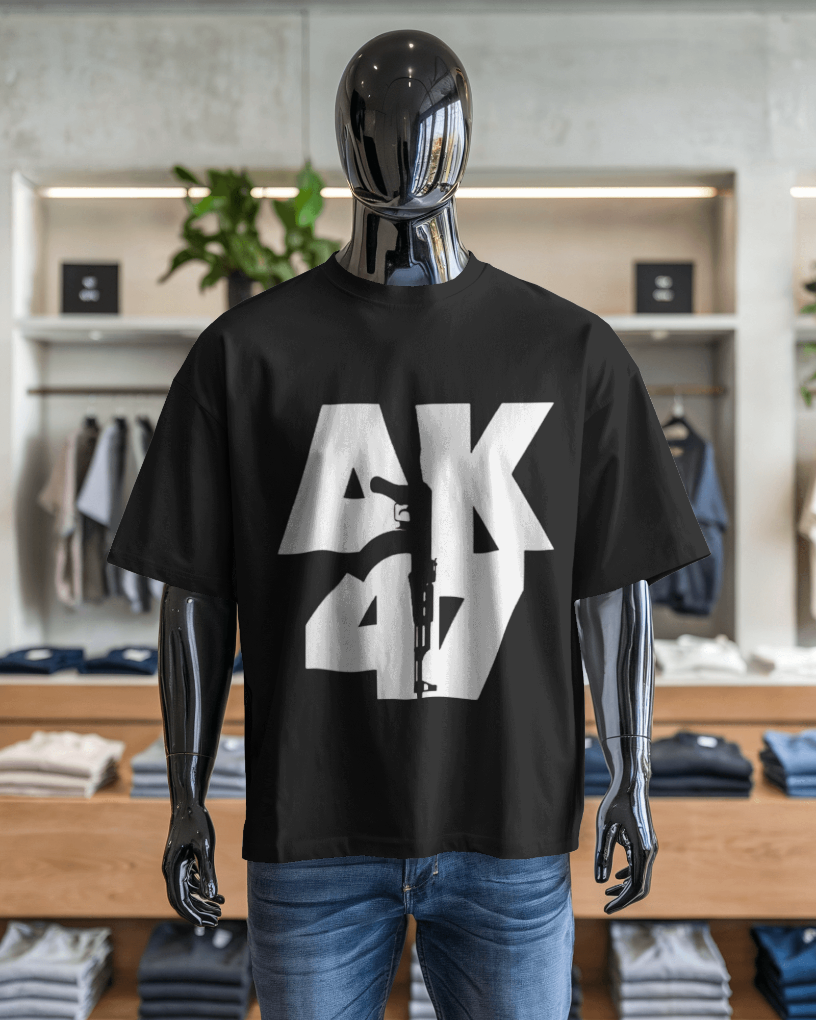 AK47 oversized tees