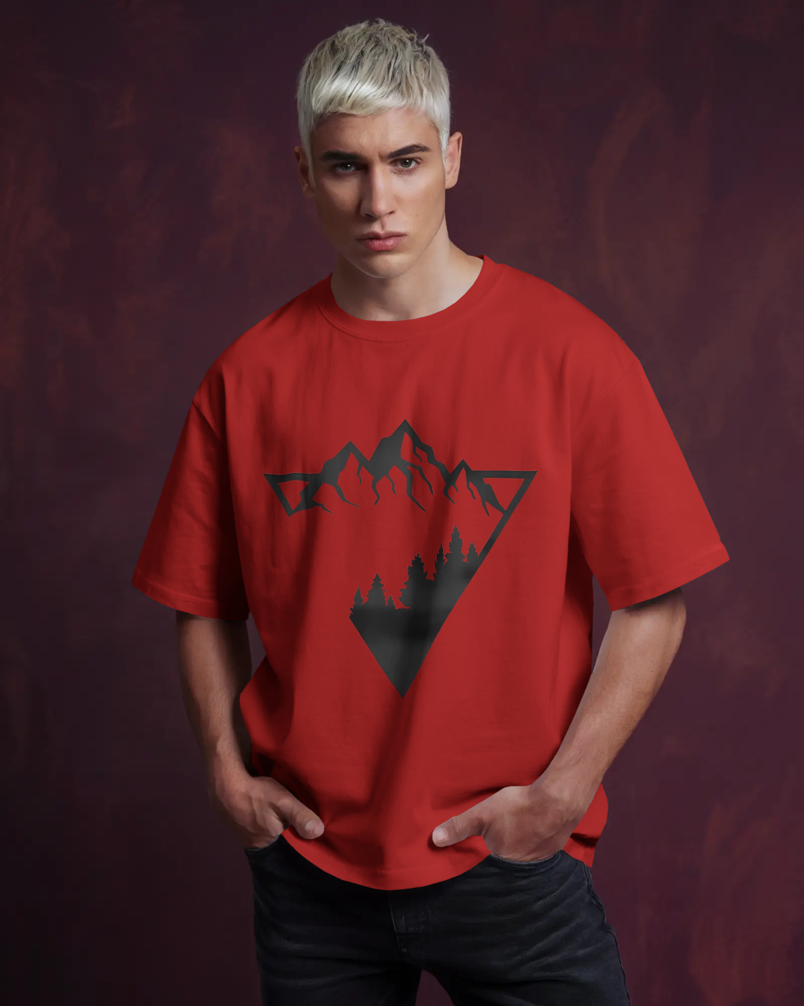 Tri-Forest oversized tees