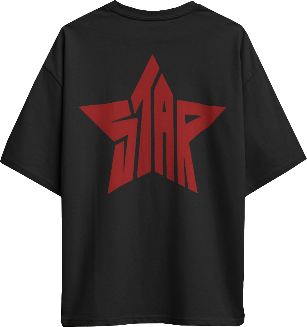 star oversized tees