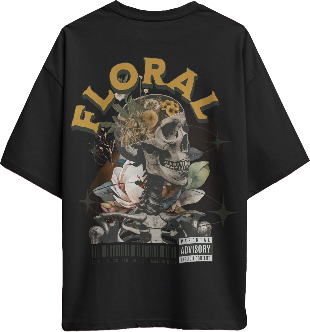 floral Oversized Tees