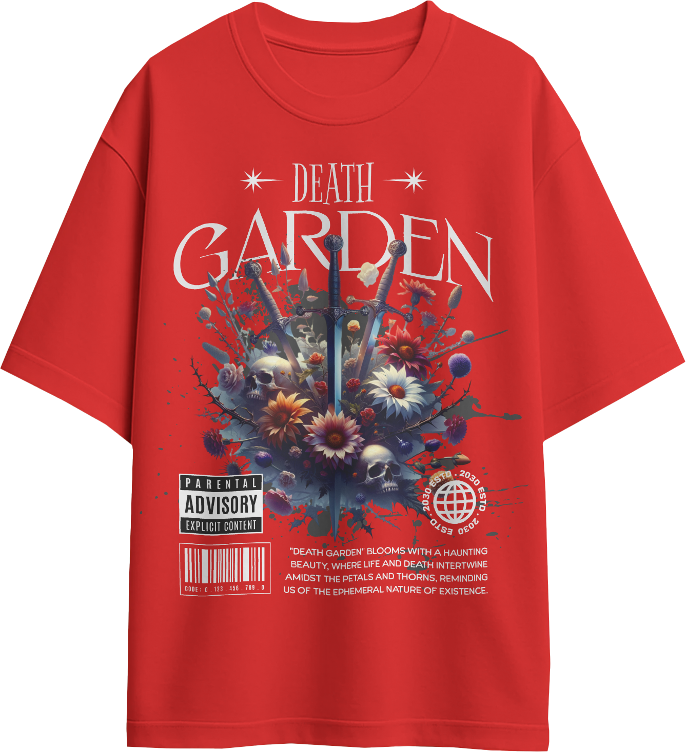 death garden Oversized Tees