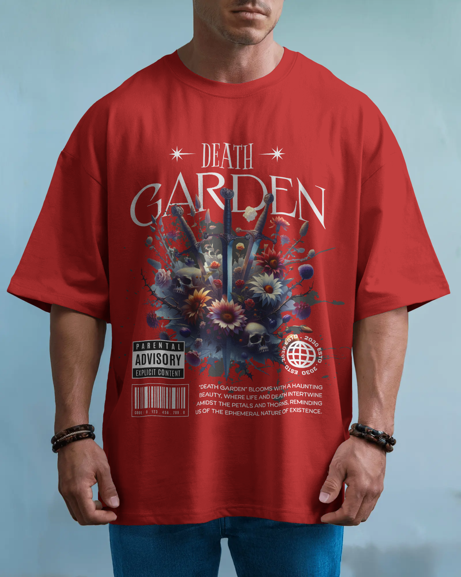 death garden Oversized Tees
