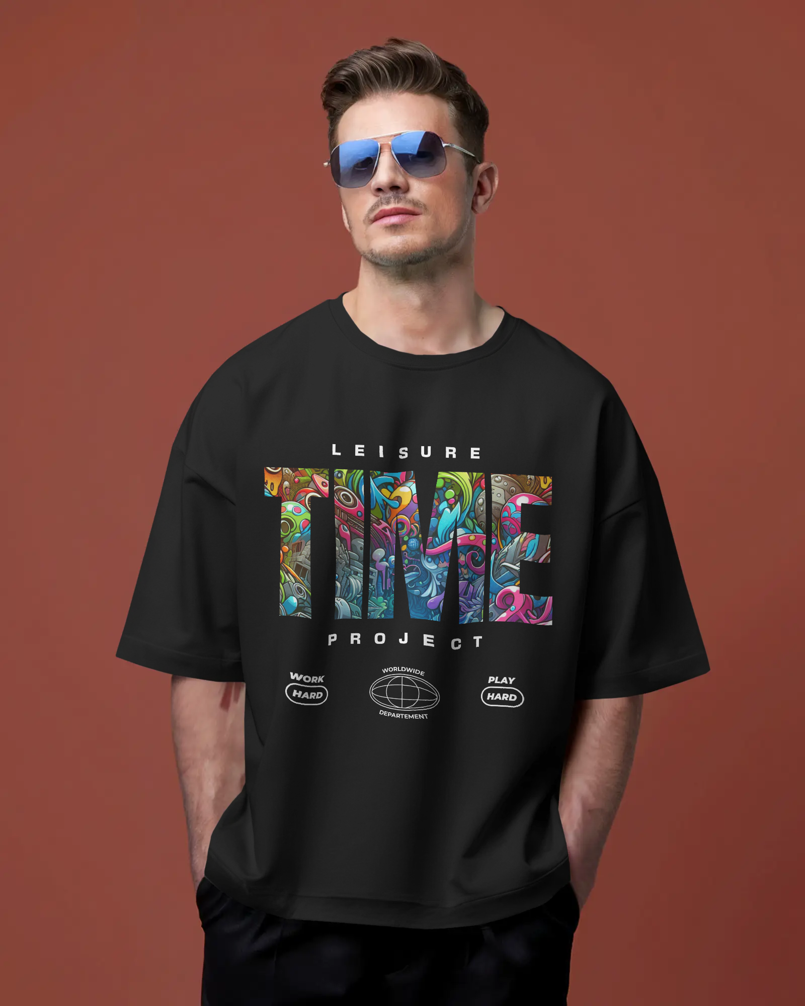 Leisure Time Project Oversized Tees